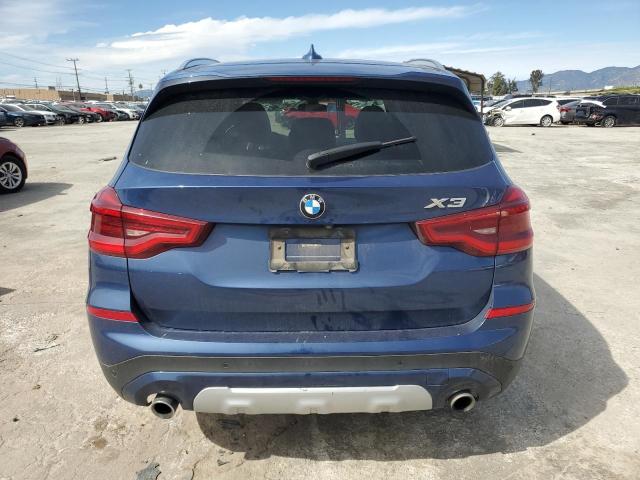 5UXTR9C5XJLD66063 - 2018 BMW X3 XDRIVE30I BLUE photo 6
