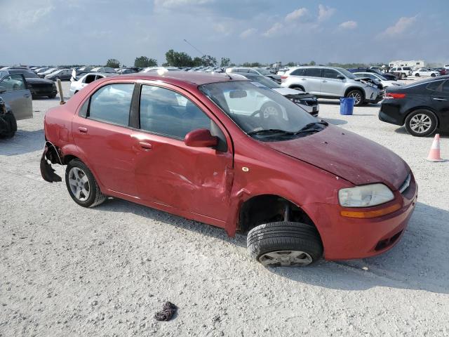 KL1TD52645B349326 - 2005 CHEVROLET AVEO BASE RED photo 4