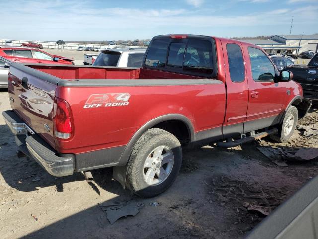 2FTRX18L12CA64096 - 2002 FORD F150 RED photo 3