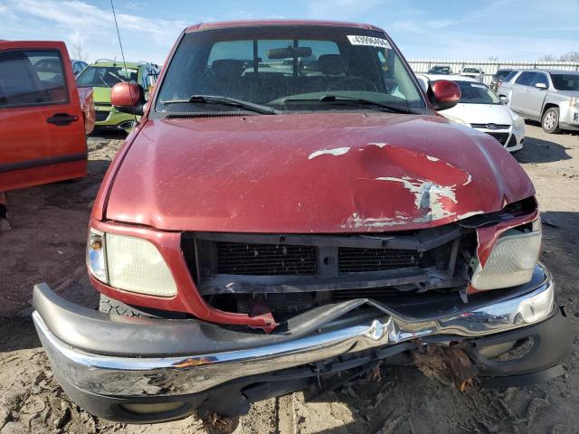 2FTRX18L12CA64096 - 2002 FORD F150 RED photo 5