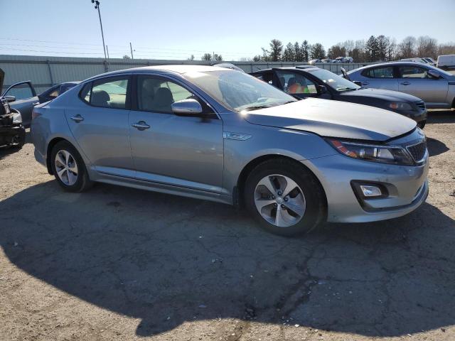 KNAGM4AD5E5075814 - 2014 KIA OPTIMA HYBRID SILVER photo 4