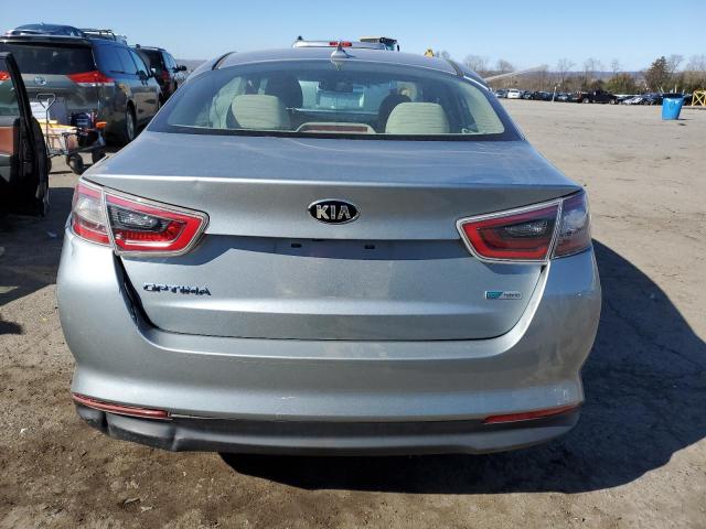 KNAGM4AD5E5075814 - 2014 KIA OPTIMA HYBRID SILVER photo 6