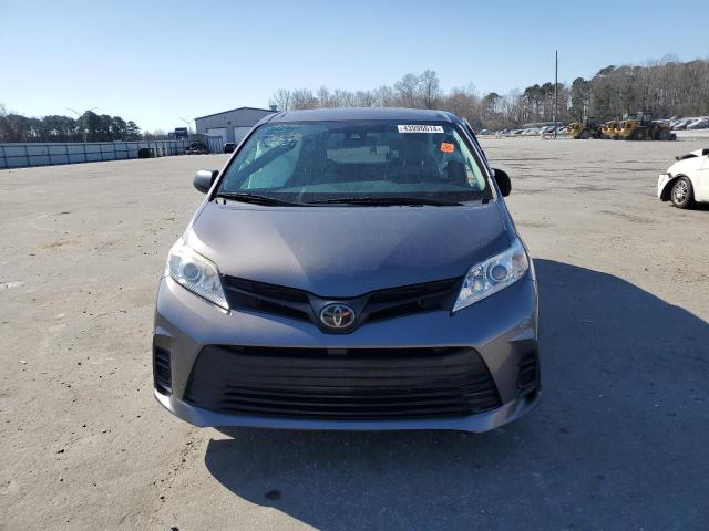 5TDZZ3DC1KS015139 - 2019 TOYOTA SIENNA GRAY photo 5