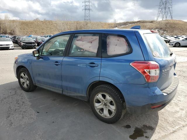 JF2SJAAC0GG523445 - 2016 SUBARU FORESTER 2.5I BLUE photo 2