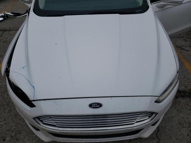 3FA6P0LU2DR131009 - 2013 FORD FUSION SE HYBRID WHITE photo 11