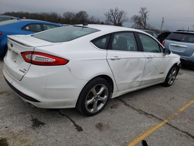 3FA6P0LU2DR131009 - 2013 FORD FUSION SE HYBRID WHITE photo 3