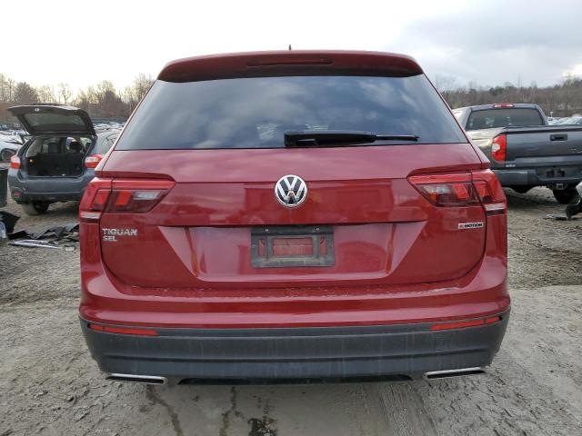 3VV2B7AX3KM170989 - 2019 VOLKSWAGEN TIGUAN SE RED photo 6