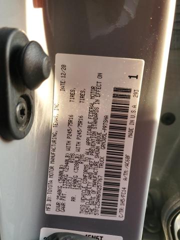 5TFCZ5AN6MX257767 - 2021 TOYOTA TACOMA DOUBLE CAB 灰色 照片 13