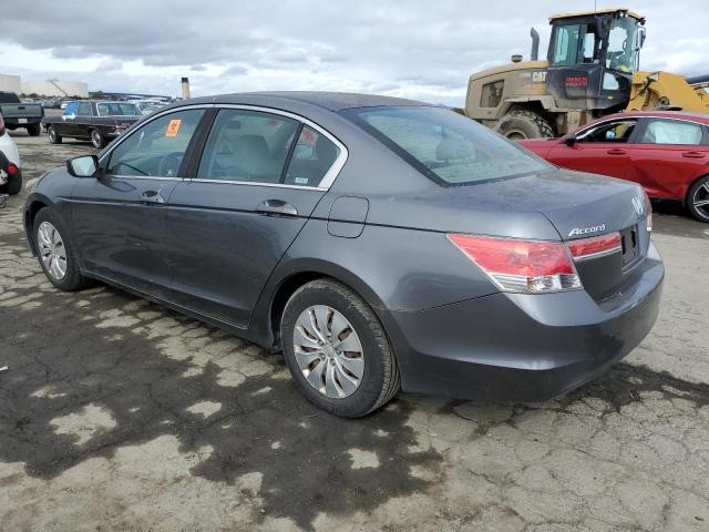 1HGCP2F37BA106711 - 2011 HONDA ACCORD LX GRAY photo 2