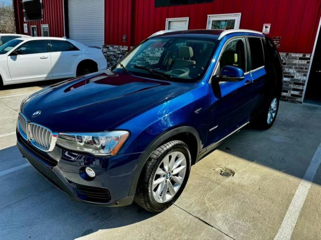 5UXWZ7C35H0V90382 - 2017 BMW X3 SDRIVE28I BLUE photo 2