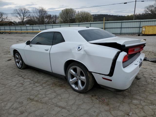 2C3CDYAG4CH204607 - 2012 DODGE CHALLENGER SXT WHITE photo 2