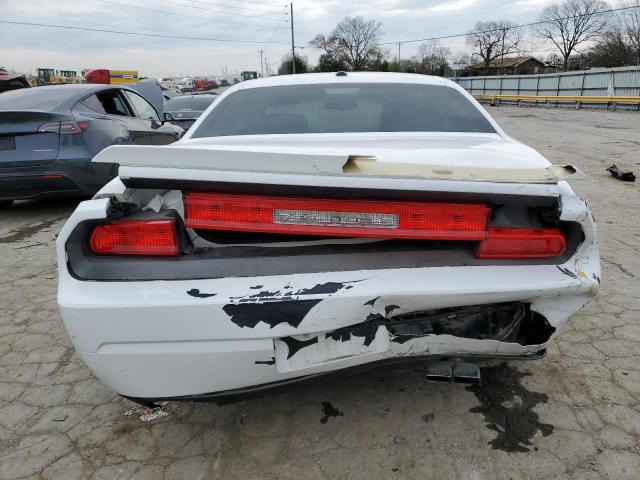 2C3CDYAG4CH204607 - 2012 DODGE CHALLENGER SXT WHITE photo 6