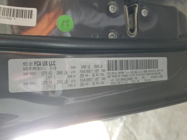 1C4PJMBNXKD200682 - 2019 JEEP CHEROKEE TRAILHAWK CHARCOAL photo 12