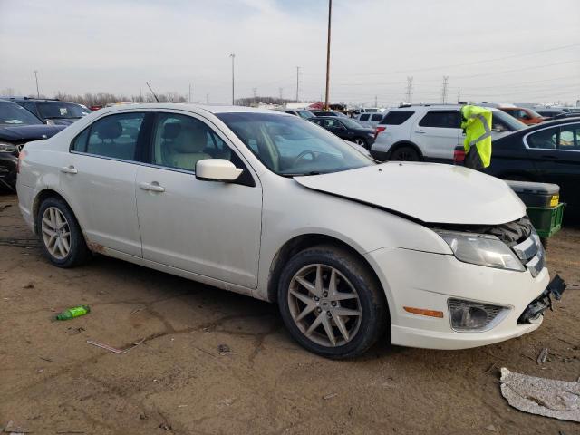 3FAHP0JA5CR204986 - 2012 FORD FUSION SEL WHITE photo 4