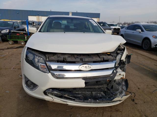 3FAHP0JA5CR204986 - 2012 FORD FUSION SEL WHITE photo 5