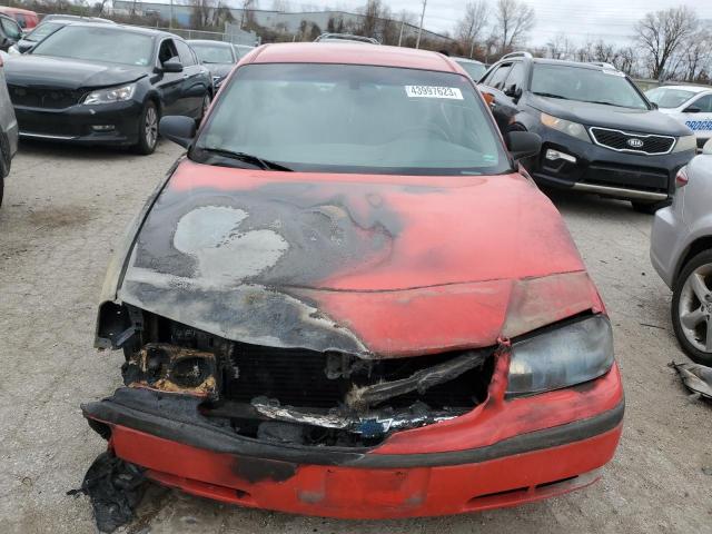 2G1WF52K339159554 - 2003 CHEVROLET IMPALA RED photo 5