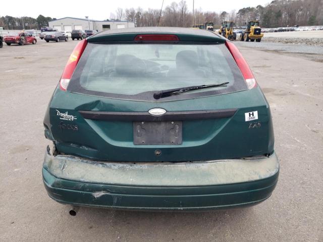 3FAFP31311R229472 - 2001 FORD FOCUS ZX3 GREEN photo 6