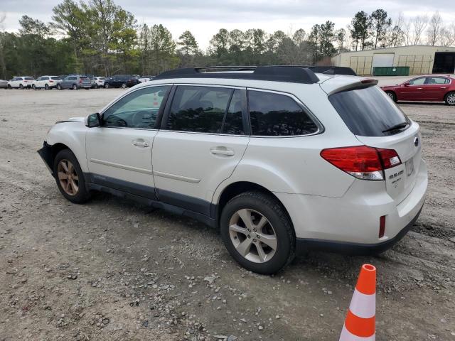 4S4BRBJC0D3287441 - 2013 SUBARU OUTBACK 2.5I LIMITED WHITE photo 2