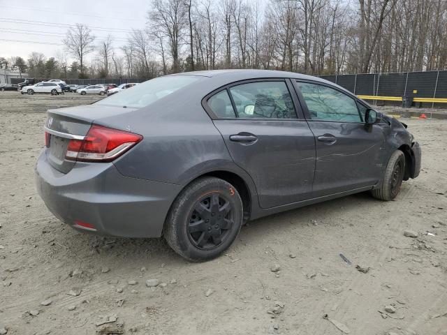 2HGFB2F58DH574660 - 2013 HONDA CIVIC LX GRAY photo 3