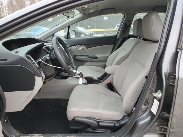 2HGFB2F58DH574660 - 2013 HONDA CIVIC LX GRAY photo 7