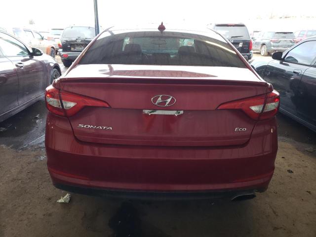 5NPE24AA8HH460083 - 2017 HYUNDAI SONATA ECO RED photo 6