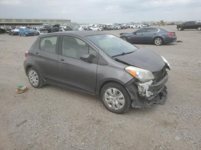 JTDKTUD36DD542696 - 2013 TOYOTA YARIS GRAY photo 4