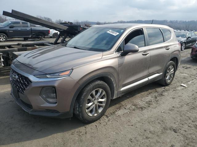 5NMS23AD2KH015236 - 2019 HYUNDAI SANTA FE SE BROWN photo 1