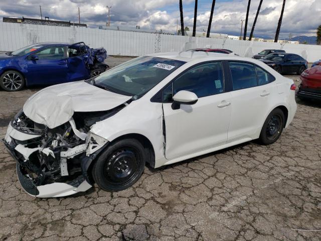 5YFEPMAEXMP255527 - 2021 TOYOTA COROLLA LE WHITE photo 1