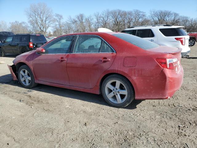 4T1BF1FK1CU511683 - 2012 TOYOTA CAMRY BASE RED photo 2