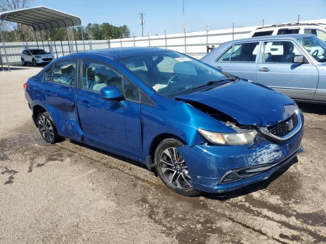 2HGFB2F85DH544848 - 2013 HONDA CIVIC EX BLUE photo 4