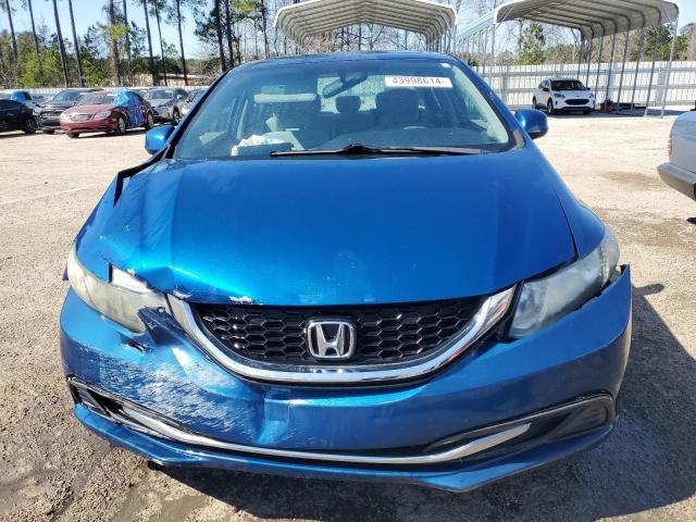 2HGFB2F85DH544848 - 2013 HONDA CIVIC EX BLUE photo 5