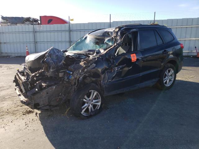 5NMSH4AG2AH345231 - 2010 HYUNDAI SANTA FE SE BLACK photo 1