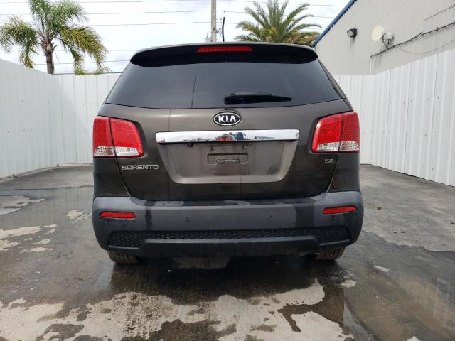 5XYKU4A68CG214207 - 2012 KIA SORENTO EX BROWN photo 6