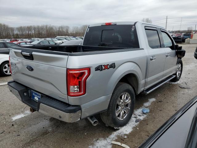1FTEW1EF2FKE49006 - 2015 FORD F150 SUPER SILVER photo 3
