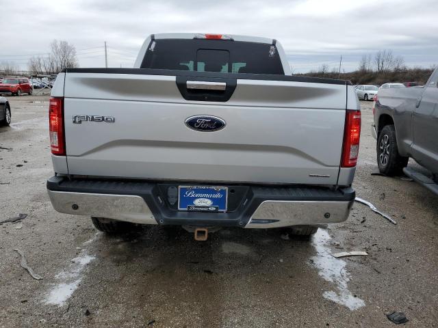 1FTEW1EF2FKE49006 - 2015 FORD F150 SUPER SILVER photo 6
