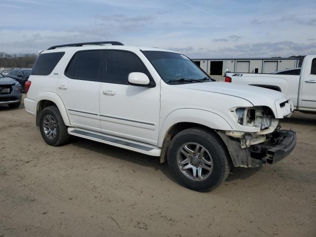 5TDZT34A37S289563 - 2007 TOYOTA SEQUOIA SR5 WHITE photo 4