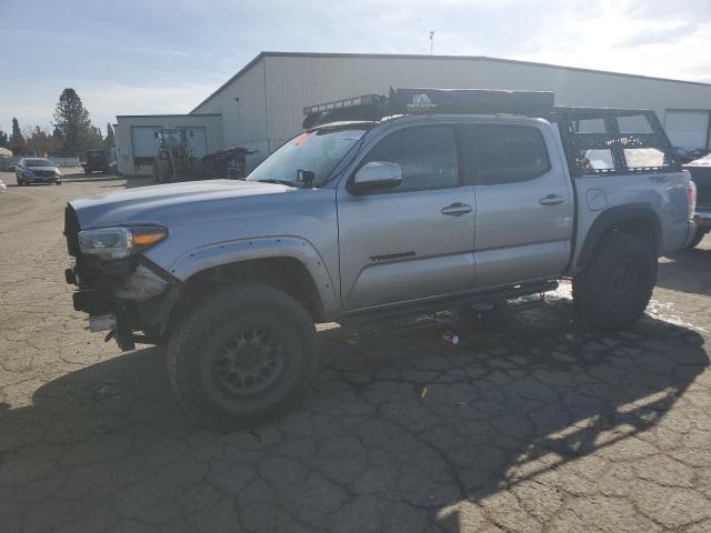 3TMCZ5AN3MM432434 - 2021 TOYOTA TACOMA DOUBLE CAB SILVER photo 1