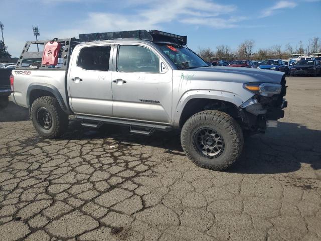 3TMCZ5AN3MM432434 - 2021 TOYOTA TACOMA DOUBLE CAB SILVER photo 4