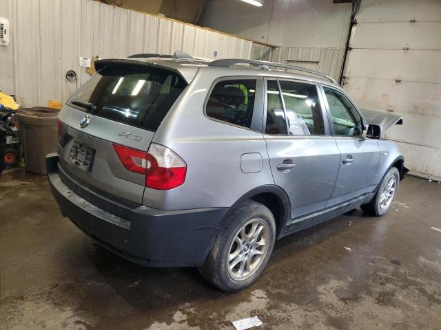 WBXPA73464WB20218 - 2004 BMW X3 2.5I SILVER photo 3