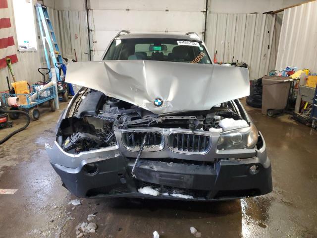 WBXPA73464WB20218 - 2004 BMW X3 2.5I SILVER photo 5