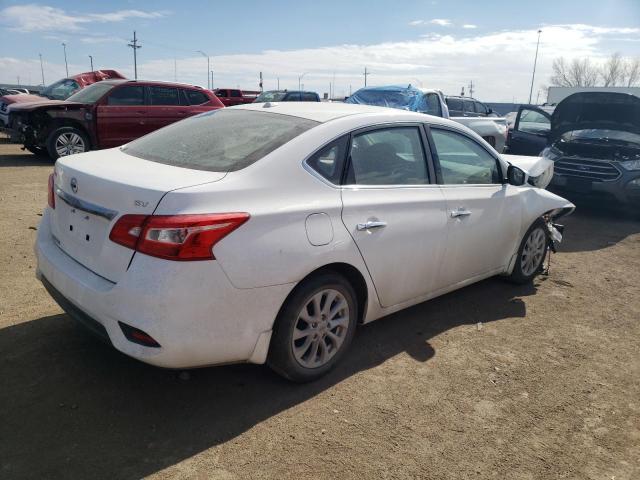 3N1AB7AP6KY404192 - 2019 NISSAN SENTRA S WHITE photo 3