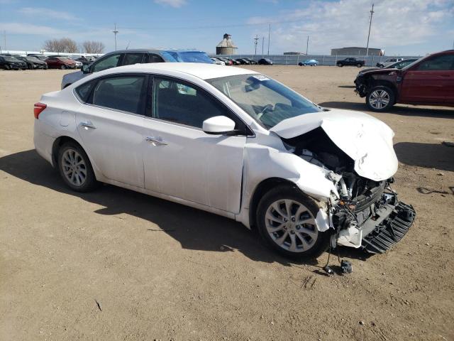 3N1AB7AP6KY404192 - 2019 NISSAN SENTRA S WHITE photo 4