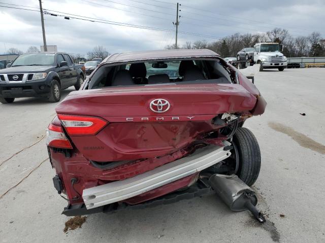 4T1B11HK7JU576899 - 2018 TOYOTA CAMRY L RED photo 6