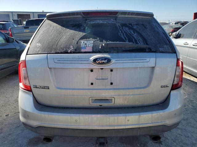 2FMDK3JC8BBB39103 - 2011 FORD EDGE SEL SILVER photo 6