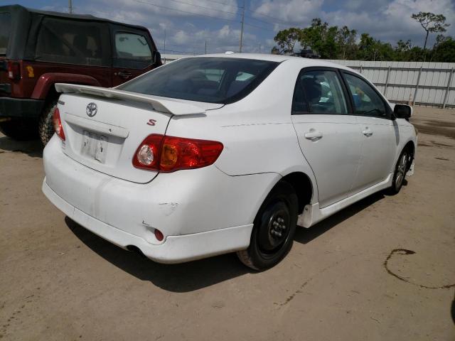 2T1BU4EE2AC461183 - 2010 TOYOTA COROLLA BASE WHITE photo 3