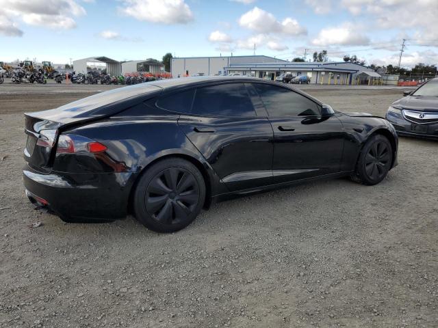 5YJSA1E56MF440523 - 2021 TESLA MODEL S BLACK photo 3