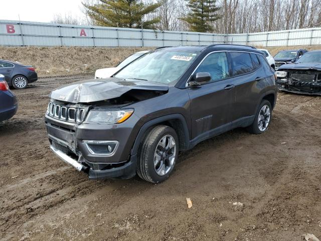 3C4NJDCB4JT483200 - 2018 JEEP COMPASS LIMITED GRAY photo 1