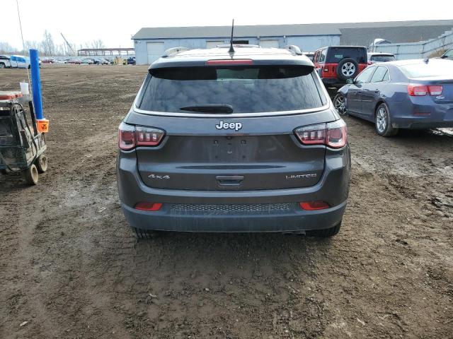 3C4NJDCB4JT483200 - 2018 JEEP COMPASS LIMITED GRAY photo 6