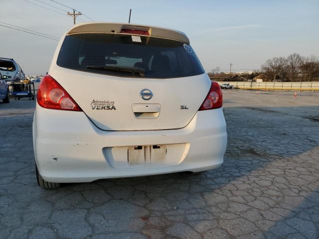 3N1BC1CP9CK252067 - 2012 NISSAN VERSA S WHITE photo 6