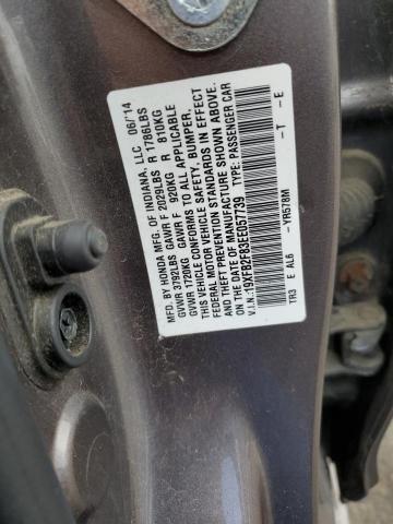 19XFB2F83EE057739 - 2014 HONDA CIVIC EX GRAY photo 13